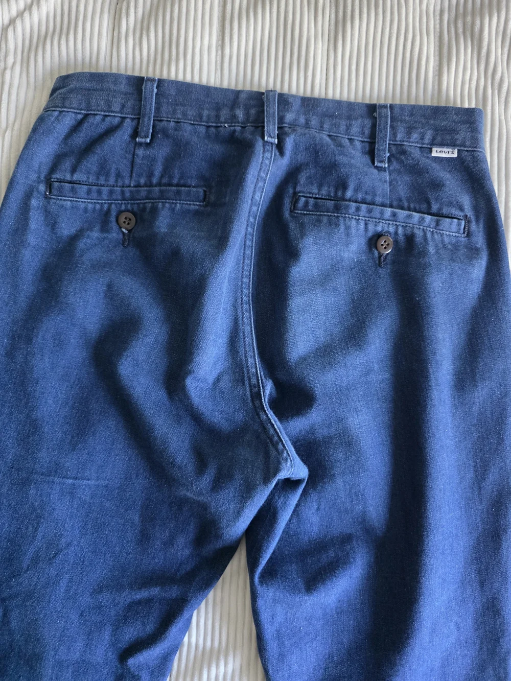 Levi's Strauss & Co Men's Navy Straight Jeans Chino Trouser